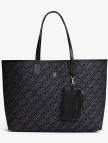 Tommy Hilfiger Icon Jacquard Kadın Siyah Tote Çanta Tommy Hilfiger Icon Jacquard Kadın Siyah Tote Çanta