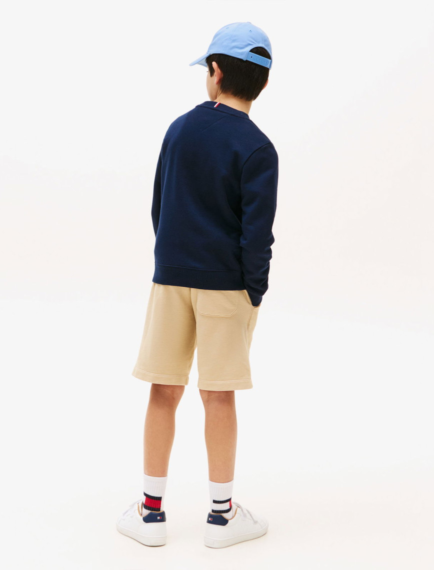 Tommy Hilfiger Script Flag Çocuk Mavi Sweatshirt Tommy Hilfiger Script Flag Çocuk Mavi Sweatshirt