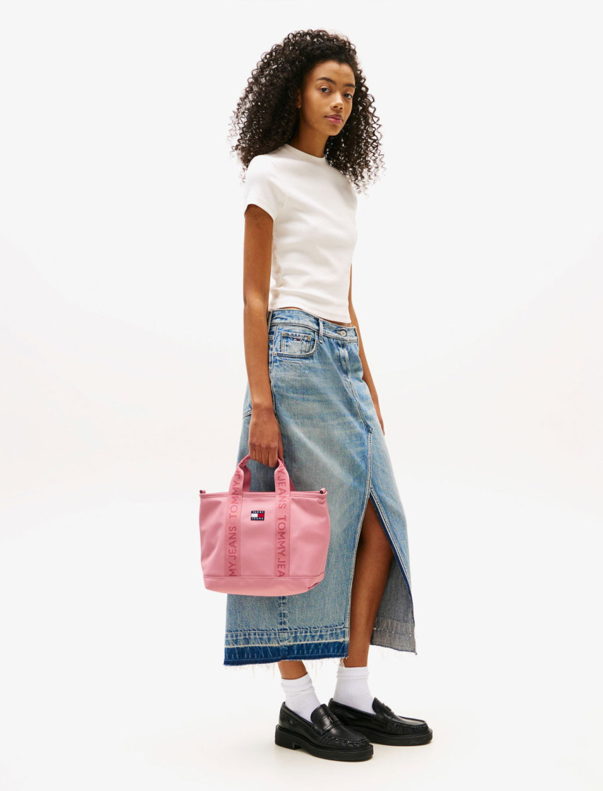 Tommy Jeans Daily Mini Kadın Pembe Tote Çanta Tommy Jeans Daily Mini Kadın Pembe Tote Çanta