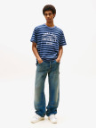 Tommy Jeans Relax Stripe Erkek Mavi T-Shirt Tommy Jeans Relax Stripe Erkek Mavi T-Shirt