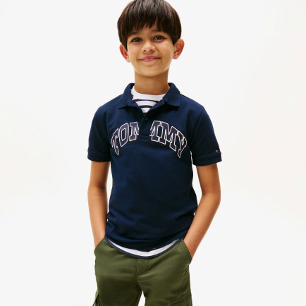 Tommy Hilfiger Graphic Çocuk Mavi Polo Tommy Hilfiger Graphic Çocuk Mavi Polo