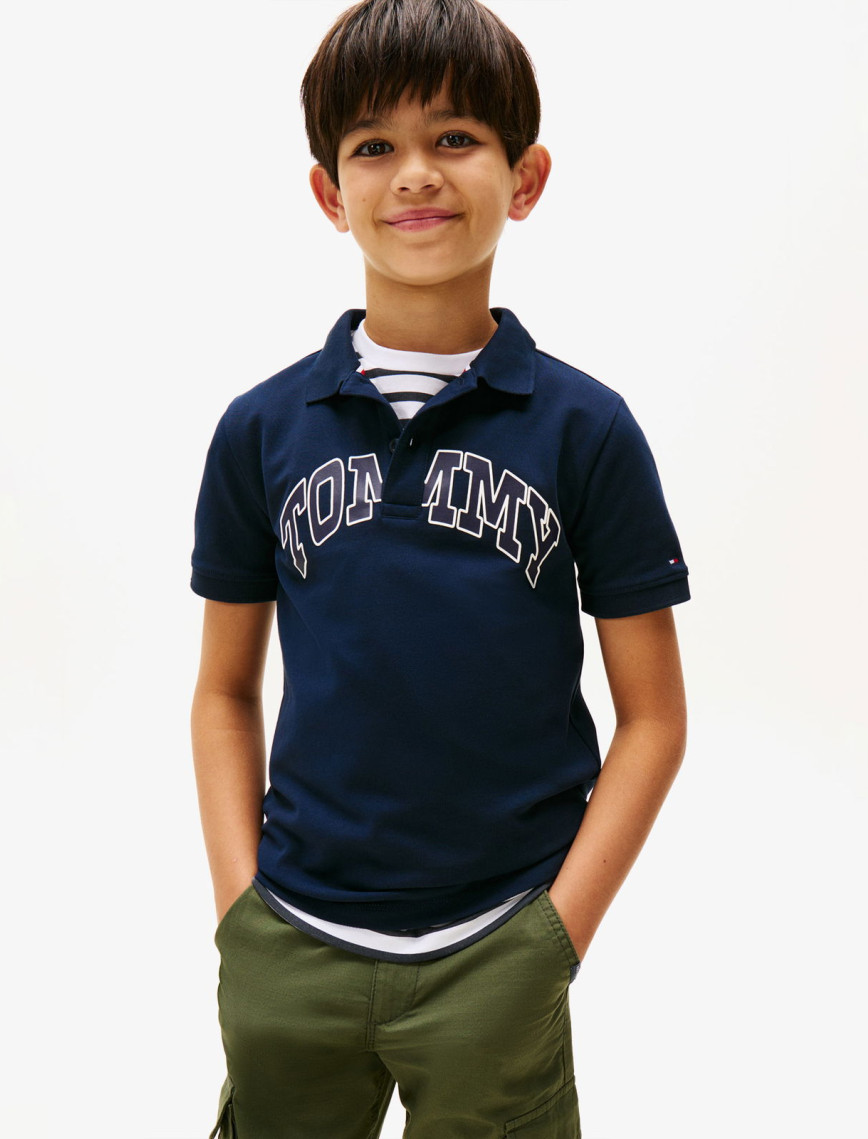 Tommy Hilfiger Graphic Çocuk Mavi Polo Tommy Hilfiger Graphic Çocuk Mavi Polo