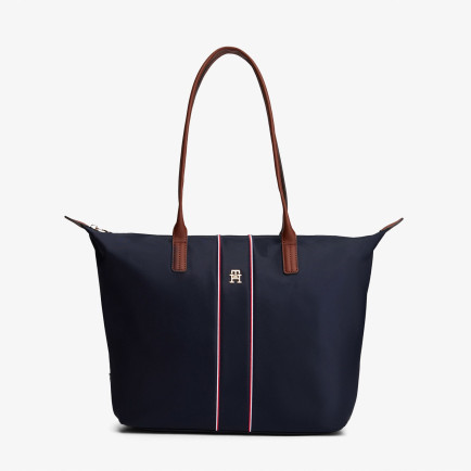 Tommy Hilfiger Popette Corp Kadın Mavi Tote Çanta Tommy Hilfiger Popette Corp Kadın Mavi Tote Çanta