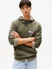 Tommy Jeans Regular Essential Flag Erkek Beyaz Hoodie Tommy Jeans Regular Essential Flag Erkek Beyaz Hoodie