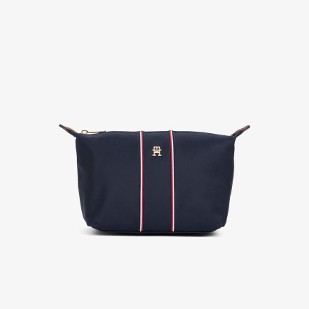 Tommy Hilfiger Icon Nylon Corp Kadın Mavi Makyaj Çantası Tommy Hilfiger Icon Nylon Corp Kadın Mavi Makyaj Çantası