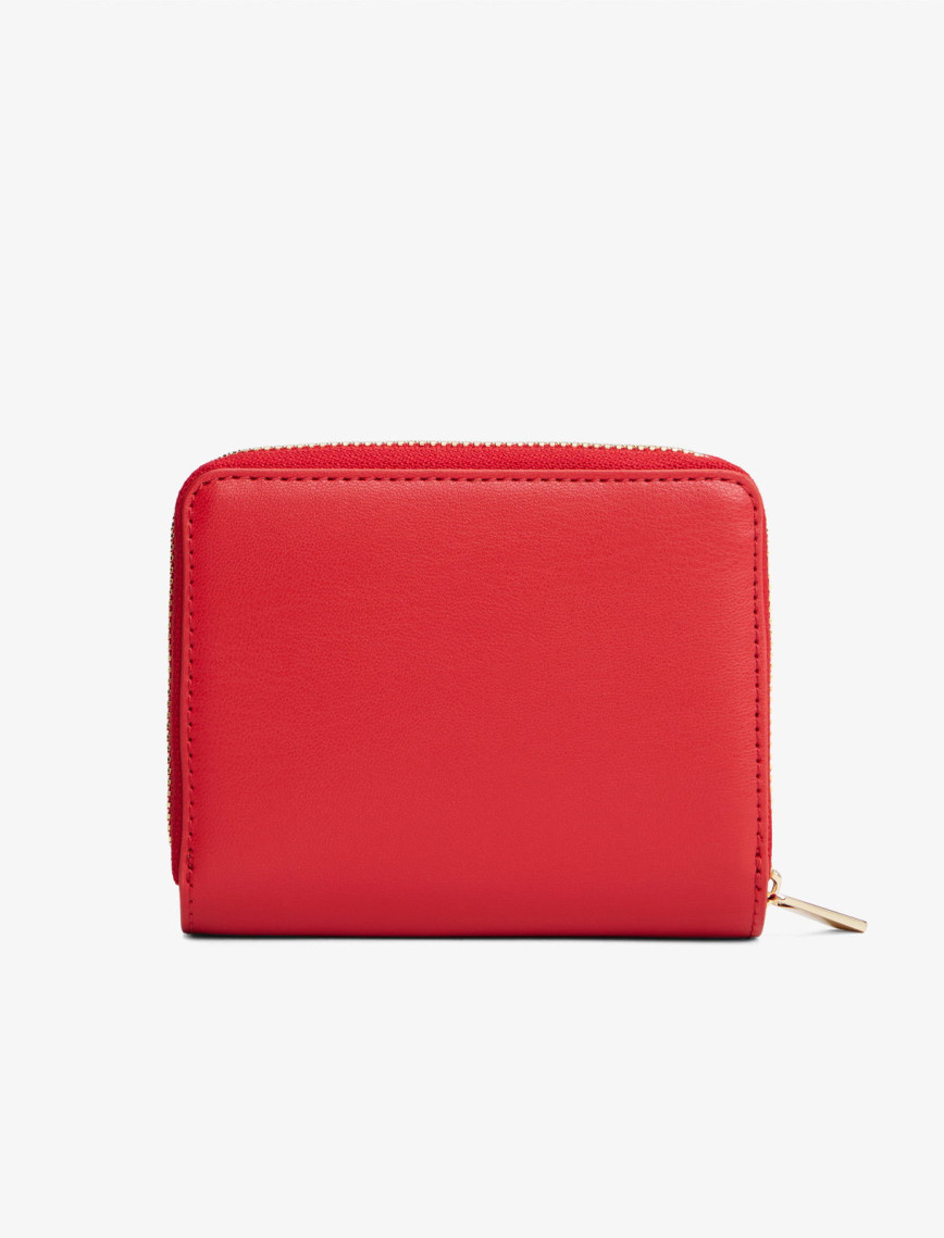 Tommy Hilfiger Icon Med Flap Kadın Kırmızı Cüzdan Tommy Hilfiger Icon Med Flap Kadın Kırmızı Cüzdan