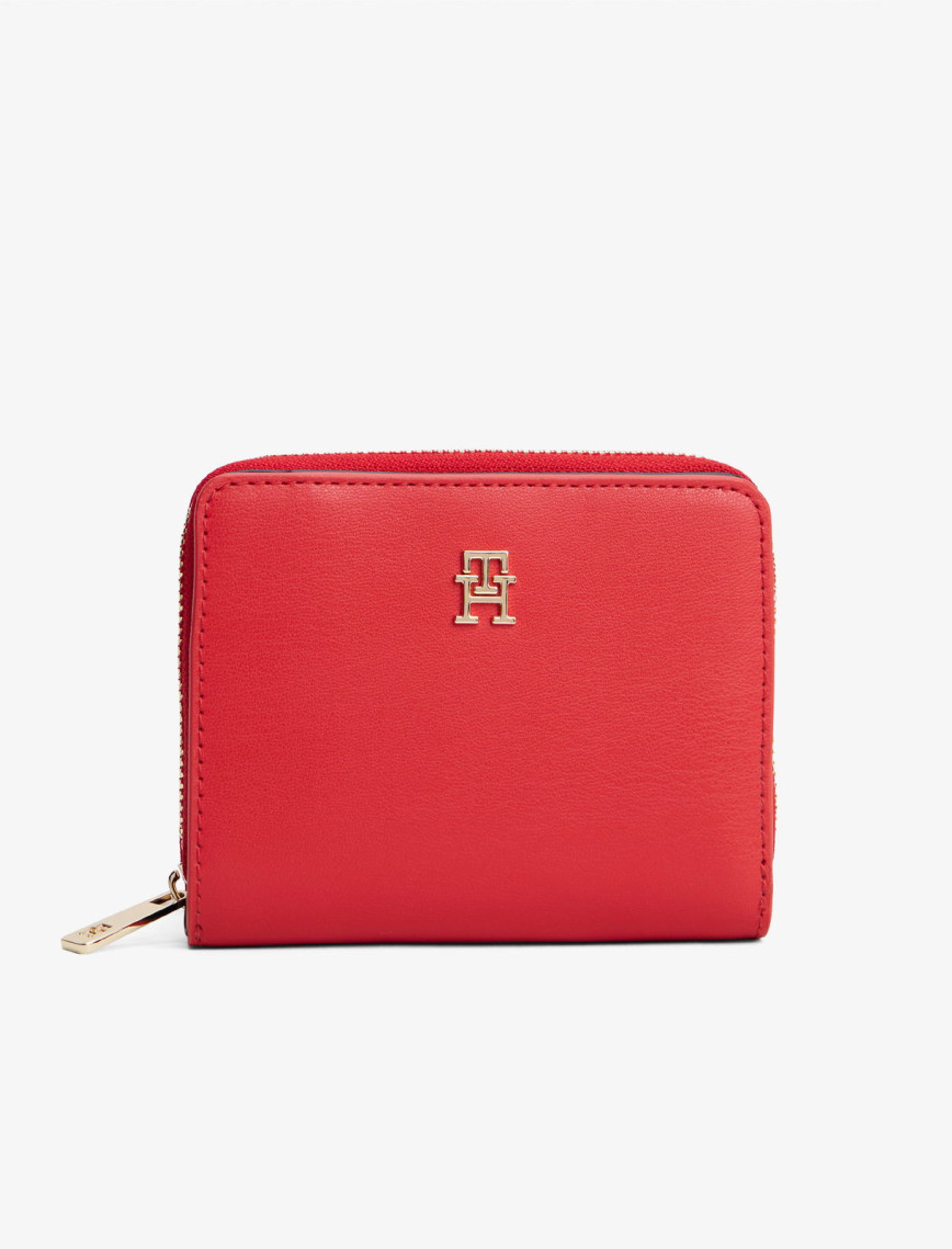 Tommy Hilfiger Icon Med Flap Kadın Kırmızı Cüzdan Tommy Hilfiger Icon Med Flap Kadın Kırmızı Cüzdan