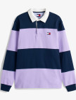 Tommy Jeans Relax Fit Erkek Mor Polo Tommy Jeans Relax Fit Erkek Mor Polo