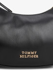 Tommy Hilfiger Moon Leather Mini Kadın Siyah Çapraz Çanta Tommy Hilfiger Moon Leather Mini Kadın Siyah Çapraz Çanta