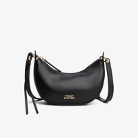 Tommy Hilfiger Moon Leather Mini Kadın Siyah Çapraz Çanta Tommy Hilfiger Moon Leather Mini Kadın Siyah Çapraz Çanta
