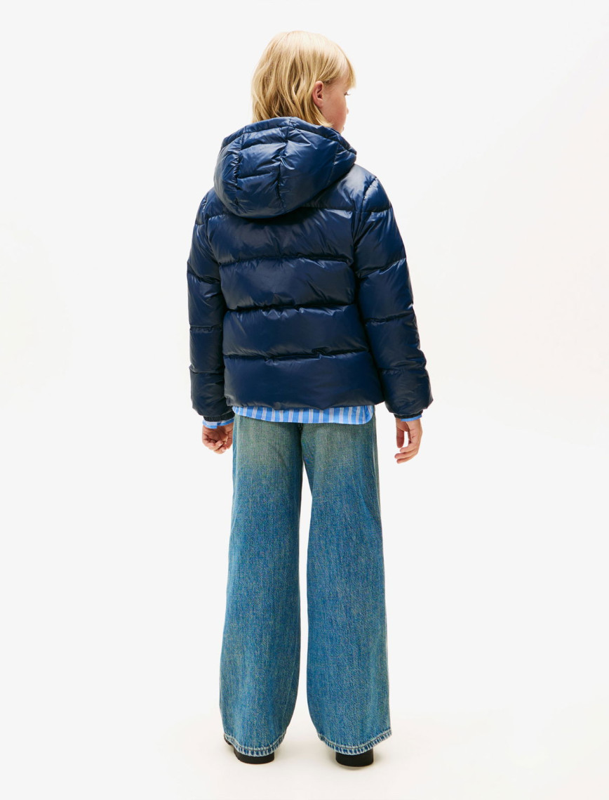 Tommy Hilfiger Essential Down Çocuk Mavi Puffer Mont