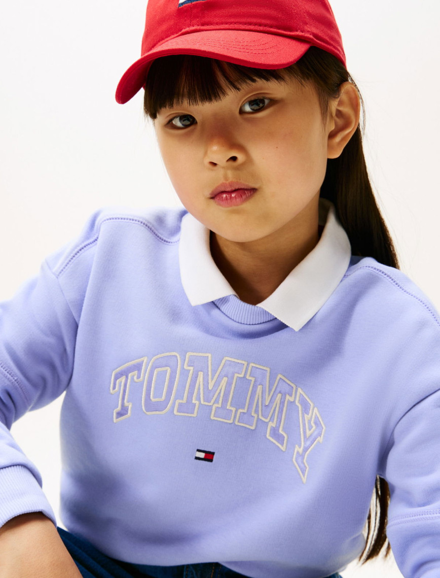 Tommy Hilfiger Varsity Çocuk Mavi Sweatshirt Tommy Hilfiger Varsity Çocuk Mavi Sweatshirt