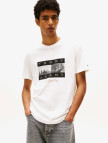 Tommy Jeans Regular Photo Flag Erkek Beyaz T-Shirt Tommy Jeans Regular Photo Flag Erkek Beyaz T-Shirt