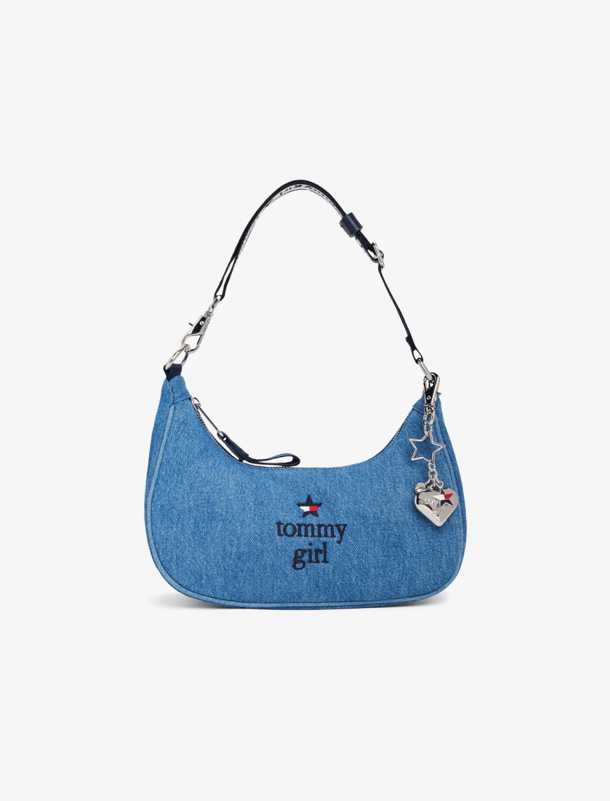 Tommy Hilfiger Thl Iconic Kadın Mavi Omuz Çantası Tommy Hilfiger Thl Iconic Kadın Mavi Omuz Çantası