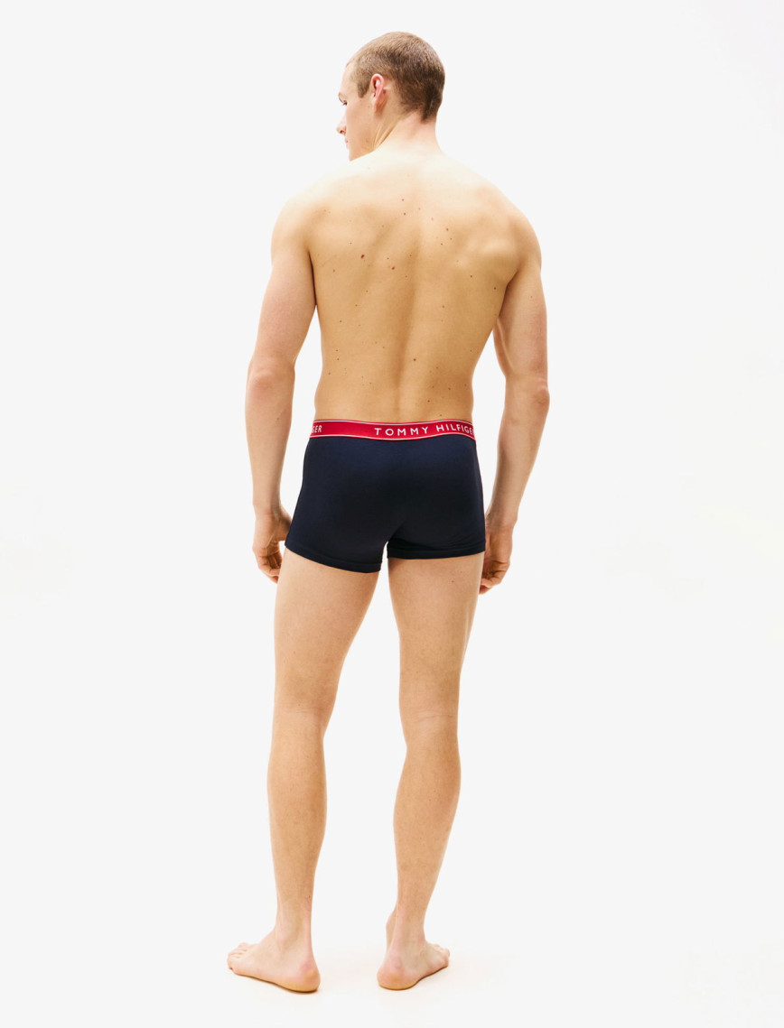 Tommy Hilfiger Trunk Erkek Kırmızı 3'lü Boxer Tommy Hilfiger Trunk Erkek Kırmızı 3'lü Boxer