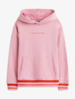 Tommy Hilfiger Mini Logo Çocuk Pembe Hoodie Tommy Hilfiger Mini Logo Çocuk Pembe Hoodie
