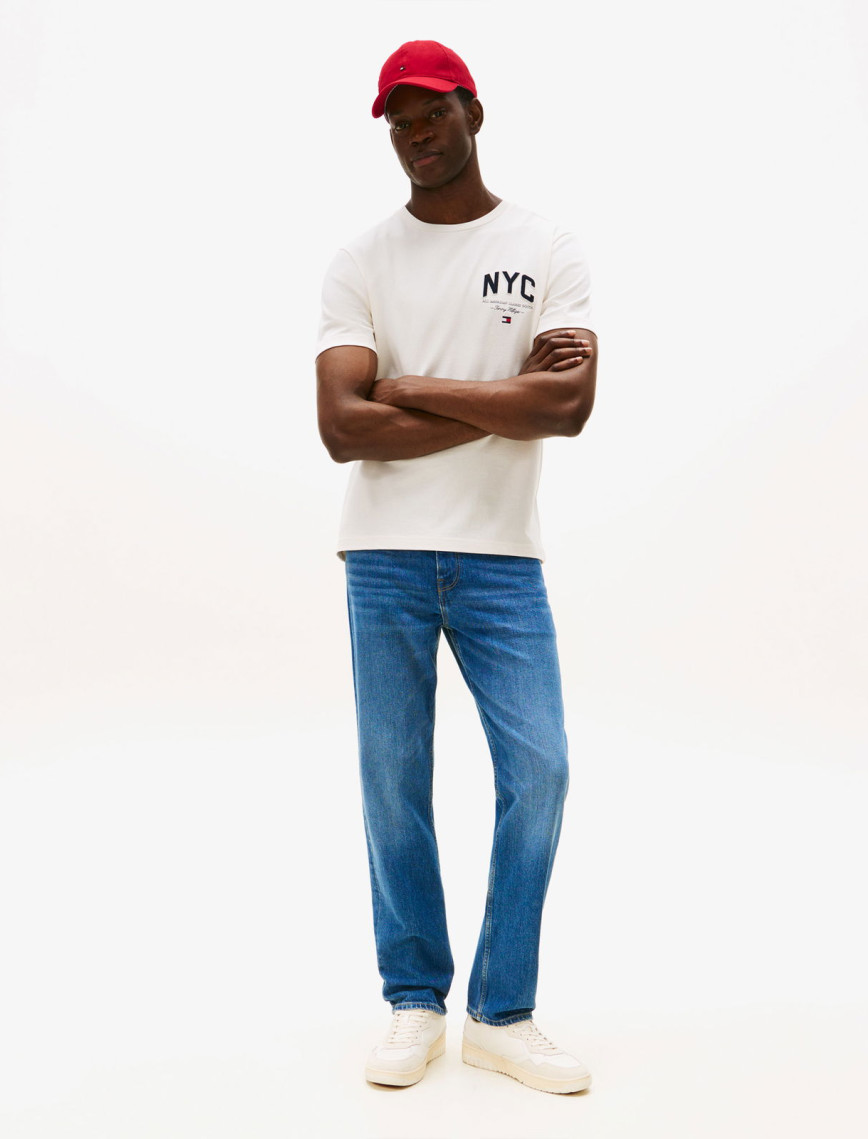 Tommy Hilfiger Script Erkek Sarı T-Shirt Tommy Hilfiger Script Erkek Sarı T-Shirt