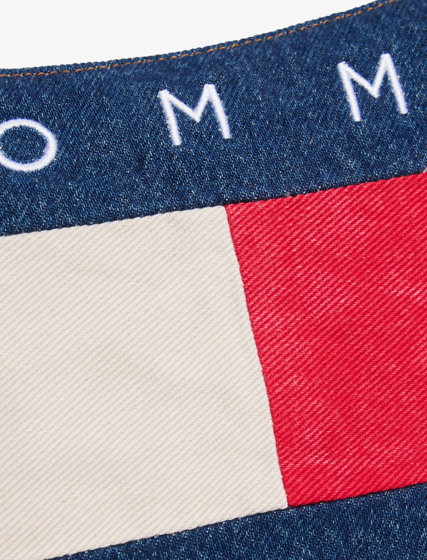 Tommy Jeans Archive Denim Kadın Mavi Omuz Çantası Tommy Jeans Archive Denim Kadın Mavi Omuz Çantası