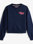 Tommy Hilfiger Flock Çocuk Mavi Sweatshirt Tommy Hilfiger Flock Çocuk Mavi Sweatshirt