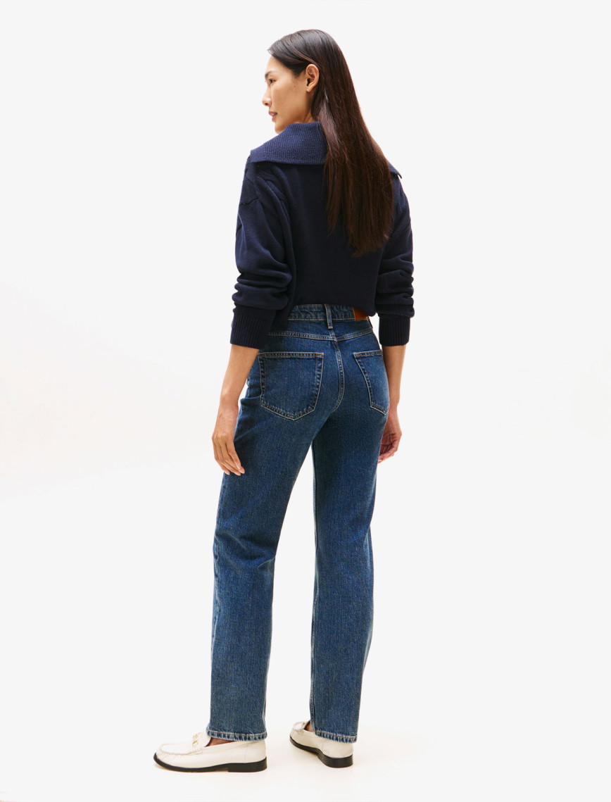 Tommy Hilfiger Denim Classic Straight Kadın Mavi Straight Jean Tommy Hilfiger Denim Classic Straight Kadın Mavi Straight Jean