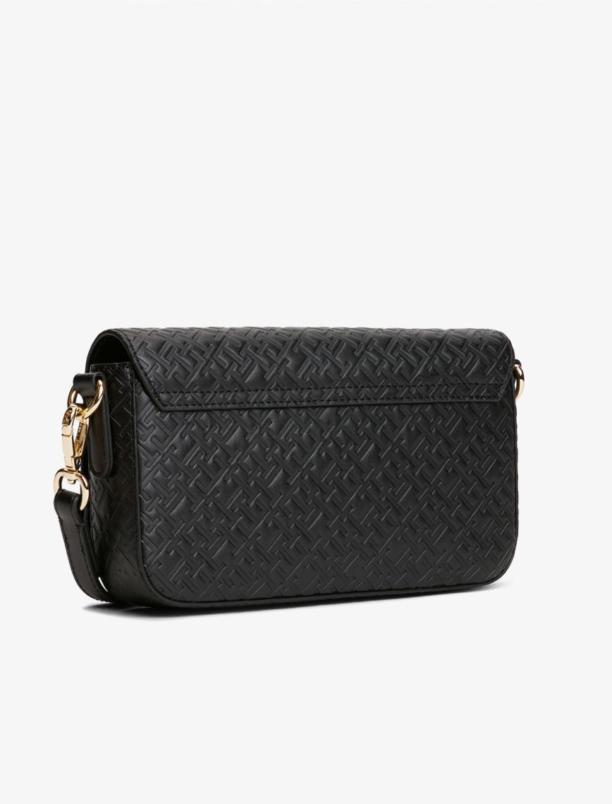 Tommy Hilfiger Icon Mono Kadın Siyah Çapraz Çanta Tommy Hilfiger Icon Mono Kadın Siyah Çapraz Çanta