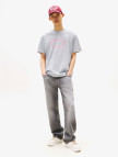 Tommy Jeans Relax Overdyed Erkek Gri T-Shirt Tommy Jeans Relax Overdyed Erkek Gri T-Shirt