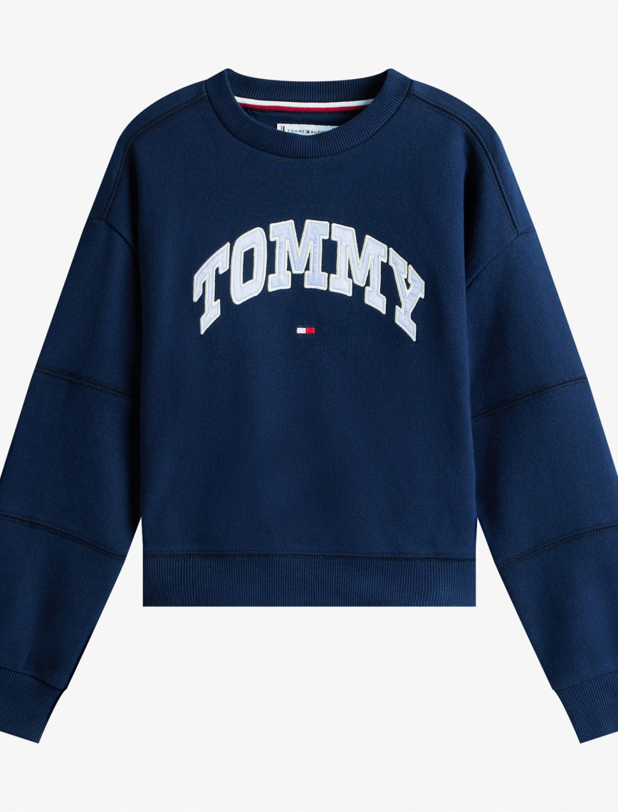 Tommy Hilfiger Varsity Çocuk Mavi Sweatshirt Tommy Hilfiger Varsity Çocuk Mavi Sweatshirt