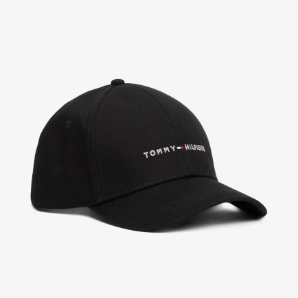 Tommy Hilfiger Foundation 6 Panel Erkek Siyah Şapka Tommy Hilfiger Foundation 6 Panel Erkek Siyah Şapka