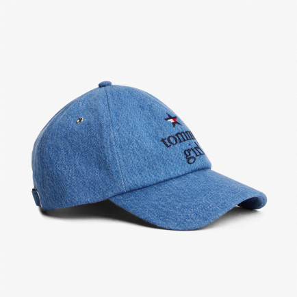 Tommy Hilfiger Thl Denim Kadın Mavi Şapka