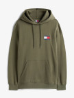 Tommy Jeans Regular Essential Flag Hood Erkek Yeşil Hoodie Tommy Jeans Regular Essential Flag Hood Erkek Yeşil Hoodie