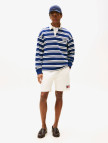 Tommy Hilfiger Authentic Stripe Erkek Beyaz Çizgili Sweatshirt Tommy Hilfiger Authentic Stripe Erkek Beyaz Çizgili Sweatshirt