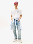 Tommy Jeans Relax Novelty Graphic Erkek Beyaz T-Shirt Tommy Jeans Relax Novelty Graphic Erkek Beyaz T-Shirt