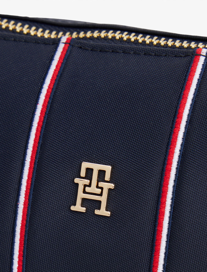 Tommy Hilfiger Icon Nylon Corp Kadın Mavi Makyaj Çantası Tommy Hilfiger Icon Nylon Corp Kadın Mavi Makyaj Çantası