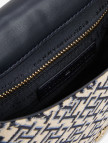 Tommy Hilfiger Jacquard Flap Kadın Mavi Çapraz Çanta Tommy Hilfiger Jacquard Flap Kadın Mavi Çapraz Çanta