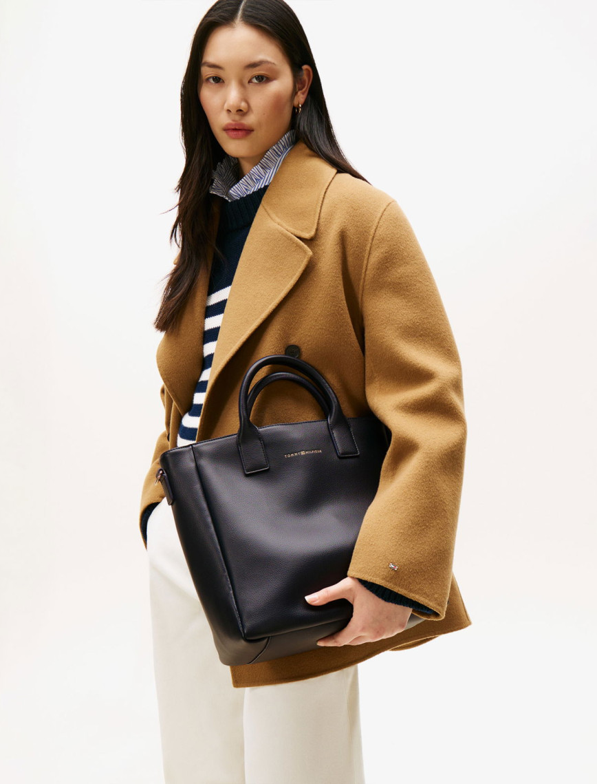 Tommy Hilfiger Casual Kadın Mavi Tote Çanta Tommy Hilfiger Casual Kadın Mavi Tote Çanta