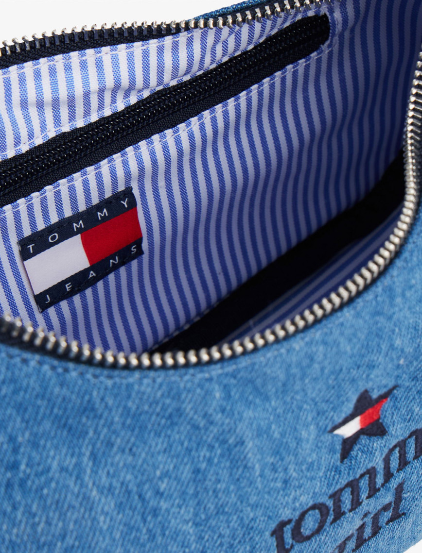 Tommy Hilfiger Thl Iconic Kadın Mavi Omuz Çantası Tommy Hilfiger Thl Iconic Kadın Mavi Omuz Çantası