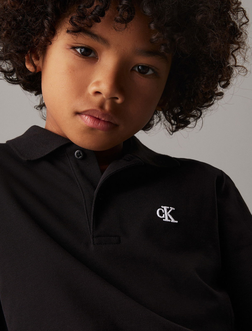 Calvin Klein Essential Çocuk Siyah Polo Calvin Klein Essential Çocuk Siyah Polo