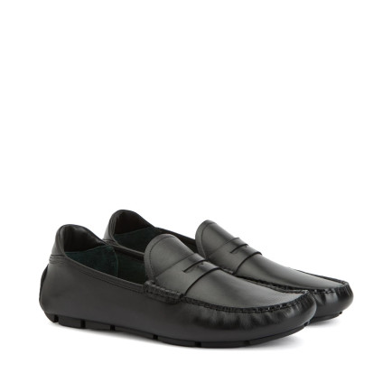 George Hogg Erkek Siyah Deri Loafer George Hogg Erkek Siyah Deri Loafer