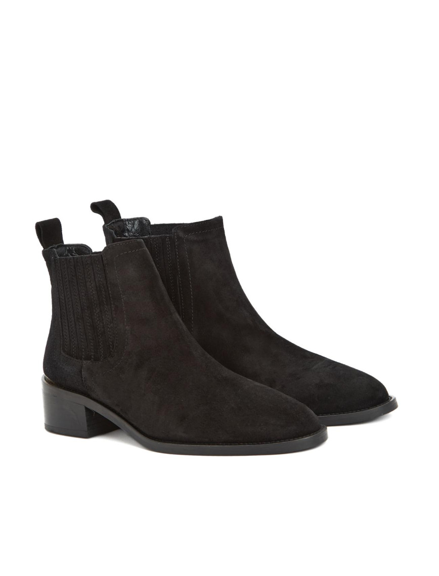 George Hogg Kadın Siyah Lastikli Deri Bot George Hogg Kadın Siyah Lastikli Deri Bot