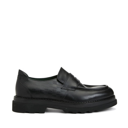 George Hogg Erkek Siyah Deri Loafer George Hogg Erkek Siyah Deri Loafer