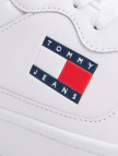 Tommy Hilfiger Jeans Cupsole Leather Erkek Beyaz Spor Ayakkabı Tommy Hilfiger Jeans Cupsole Leather Erkek Beyaz Spor Ayakkabı