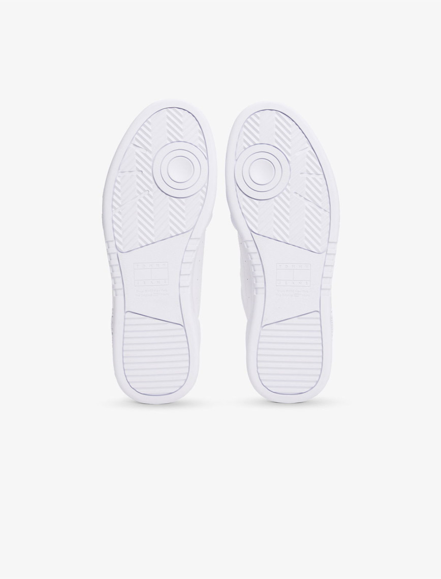 Tommy Hilfiger Jeans Cupsole Leather Erkek Beyaz Spor Ayakkabı Tommy Hilfiger Jeans Cupsole Leather Erkek Beyaz Spor Ayakkabı