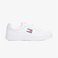 Tommy Hilfiger Jeans Cupsole Leather Erkek Beyaz Spor Ayakkabı Tommy Hilfiger Jeans Cupsole Leather Erkek Beyaz Spor Ayakkabı