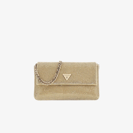 Guess Zalina Clutch Kadın Altın El Çantası Guess Zalina Clutch Kadın Altın El Çantası