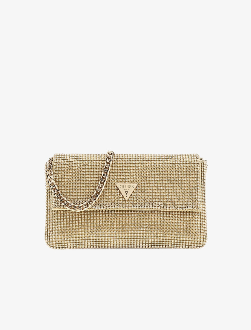Guess Zalina Clutch Kadın Altın El Çantası Guess Zalina Clutch Kadın Altın El Çantası