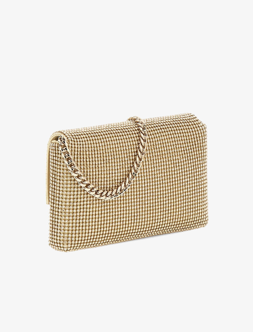 Guess Zalina Clutch Kadın Altın El Çantası Guess Zalina Clutch Kadın Altın El Çantası
