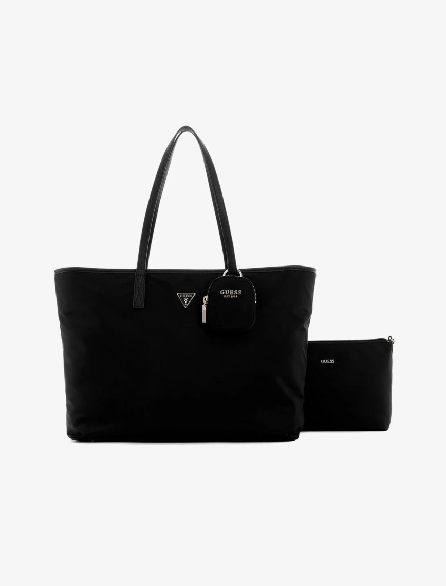 Guess Eco Gemma Kadın Siyah El Çantası Guess Eco Gemma Kadın Siyah El Çantası