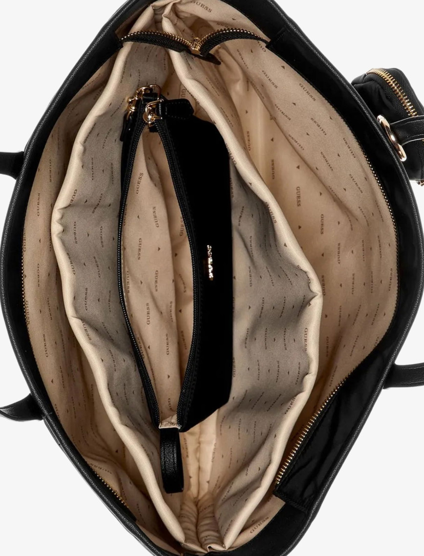 Guess Eco Gemma Kadın Siyah El Çantası Guess Eco Gemma Kadın Siyah El Çantası