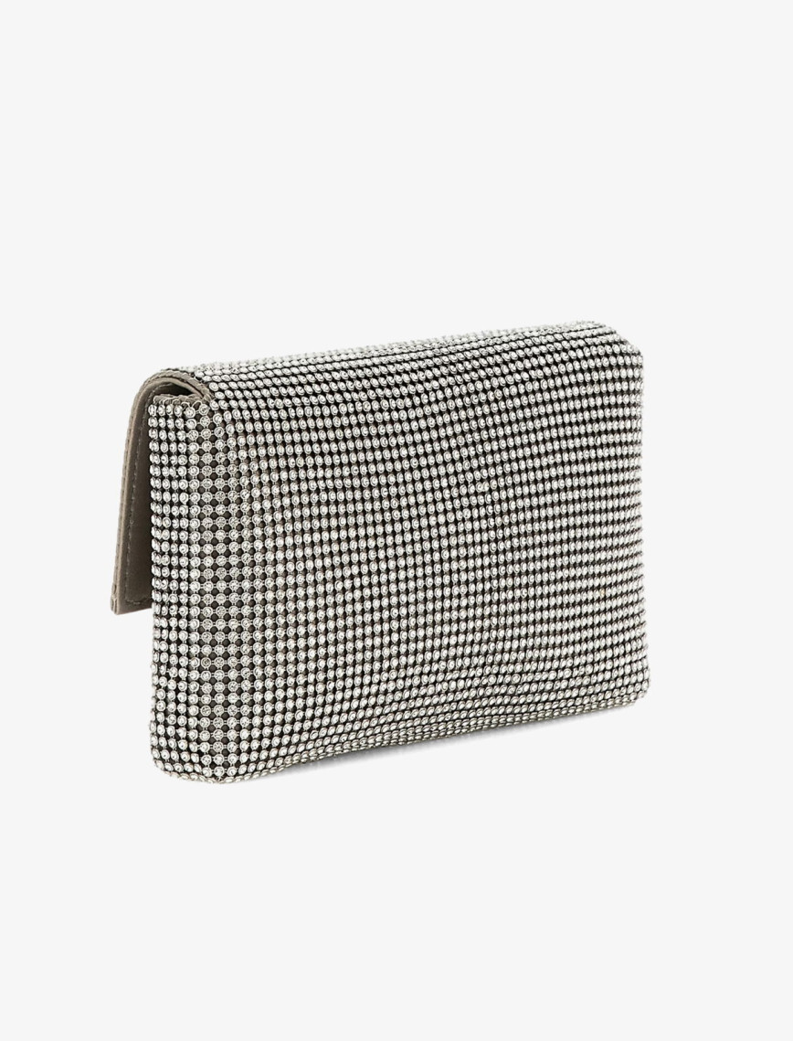 Guess Twiller Clutch Kadın Gri El Çantası Guess Twiller Clutch Kadın Gri El Çantası