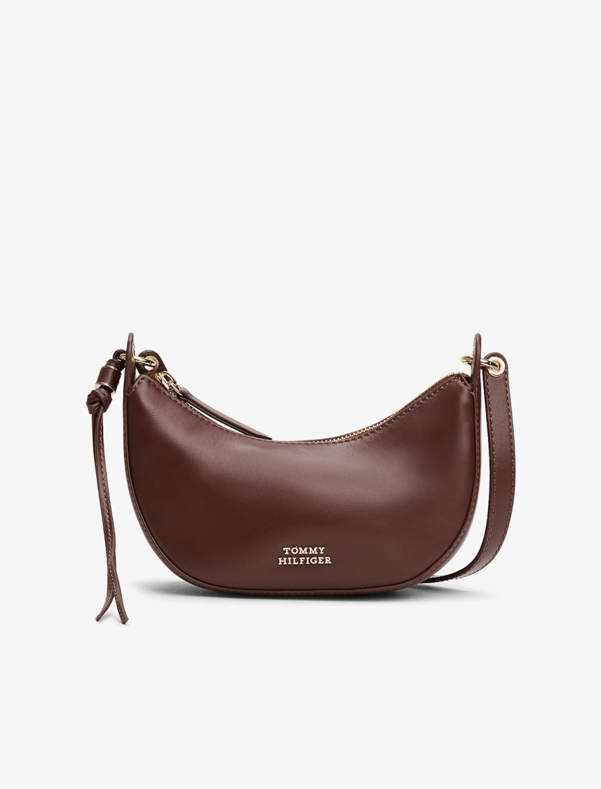 Tommy Hilfiger Moon Leather Mini Kadın Kahverengi Çapraz Çanta Tommy Hilfiger Moon Leather Mini Kadın Kahverengi Çapraz Çanta
